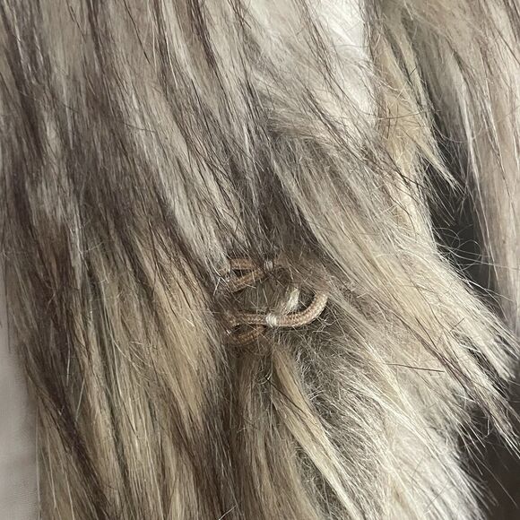 Faux Fur Coat Brown Tan Beige Black Fuzzy Furry Fashion Nova Sz S Jacket Luxury - Picture 6 of 14